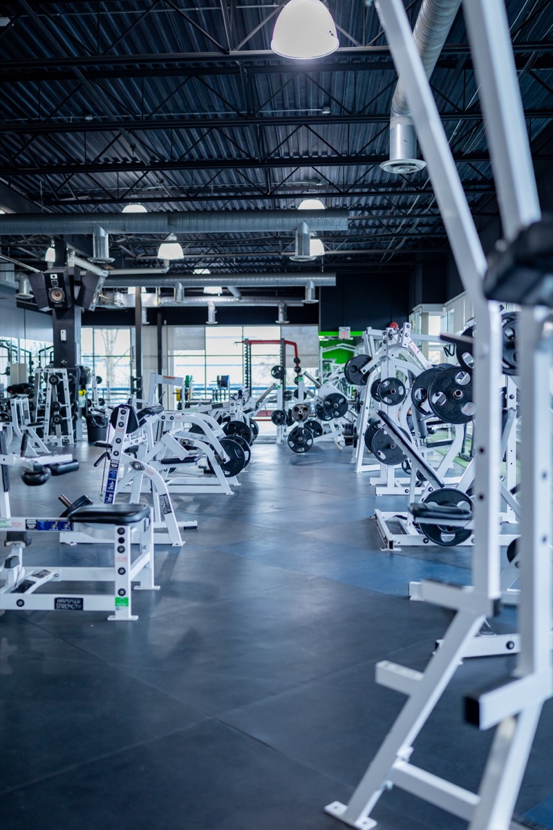 Massive 20,000 sq ft gym floor at Flex Fitness Surrey